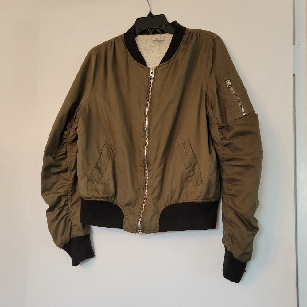 Acemi Military Green Bomber Jacket